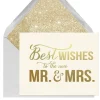 New Ginger P Designs Best Wishes Mr and Mrs Card