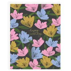 Hot RAMONA & RUTH Birthday Moody Floral Card