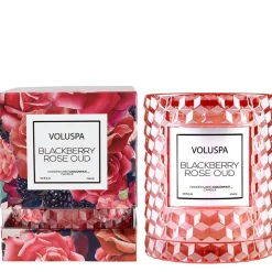 Hot Voluspa Blackberry Rose Oud Cloche Candle