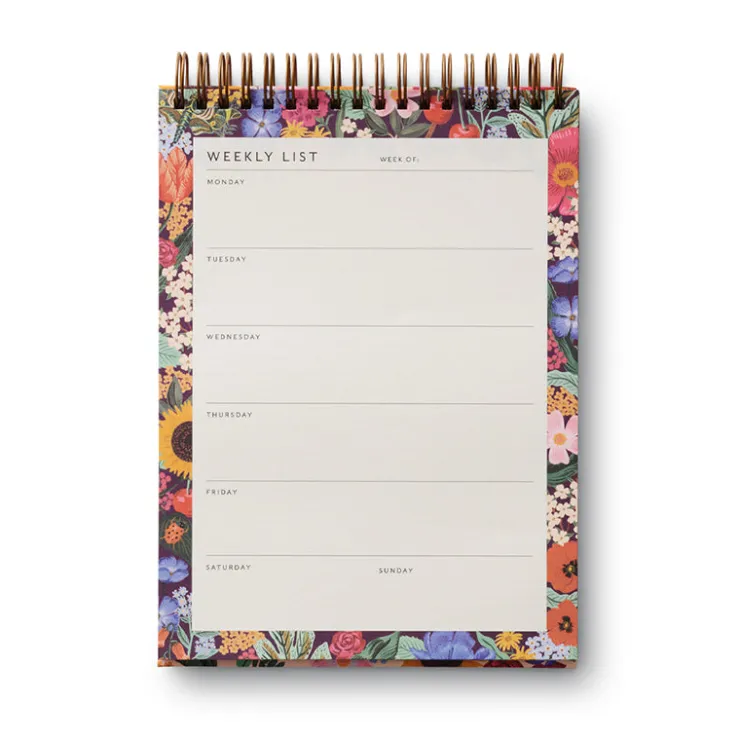 New RIFLE PAPER CO. Blossom Desktop Weekly Planner