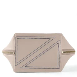Sale Kusshi Blush Pink Leather Makeup Bag