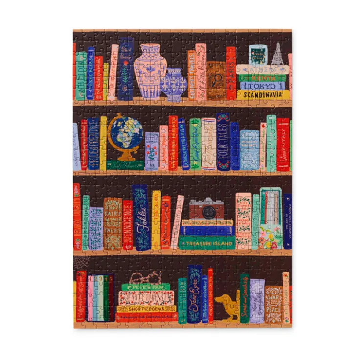 New RIFLE PAPER CO. Bookshelf Jigsaw Puzzle