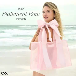 Hot Case-Mate Bow Beach Tote w/ Phone Pouch