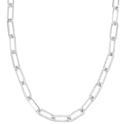Clearance Melinda Maria Carrie Pavè Chain Necklace