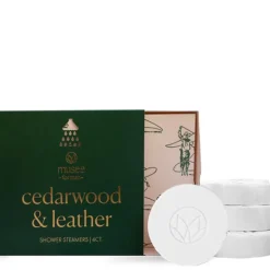 Hot MUSEE BATH Cedarwood & Leather Shower Steamers