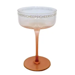 Online Emergency Confetti Cheers! Coupe Glass