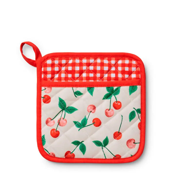 New RIFLE PAPER CO. Cherries Pot Holder