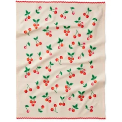 Fashion RIFLE PAPER CO. Cherries Tea Towel