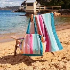 Clearance DOCK & BAY Coastal Candy Foldaway Tote Bag