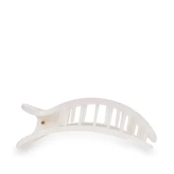 New TELETIES Coconut White Medium Flat Clip