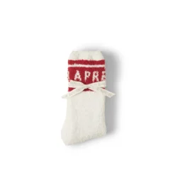 New Barefoot Dreams CozyChic® Apres Ski Socks RedLake