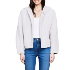 Fashion Barefoot Dreams CozyChic® Chevron Rib Cardigan Olive BranchSilver