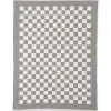 Sale Barefoot Dreams CozyChic Cotton Checkered Throw GrayEucalyptusFauna