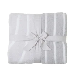 Hot Barefoot Dreams CozyChic Endless Road Blanket Dark EmeraldSilver