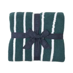 Hot Barefoot Dreams CozyChic Endless Road Blanket Dark EmeraldSilver