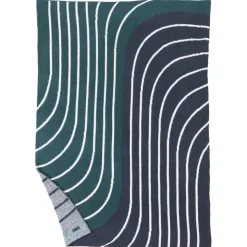 Hot Barefoot Dreams CozyChic Endless Road Blanket Dark EmeraldSilver