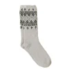 Clearance Barefoot Dreams CozyChic® Fair Isle Socks PearlMistMoonbeam