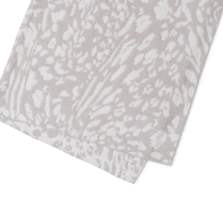 Discount Barefoot Dreams CozyChic Fauna Leopard Throw Dusty MauveStone