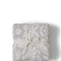 Discount Barefoot Dreams CozyChic Fauna Leopard Throw Dusty MauveStone