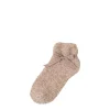 New Barefoot Dreams CozyChic Heathered Tennis Socks WillowNickelMoonbeam