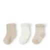 New Barefoot Dreams CozyChic Lite Infant 3 Pack Sock Set