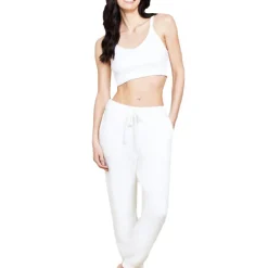 Sale Barefoot Dreams CozyChic® Luxe Cropped Cami PearlCarbon