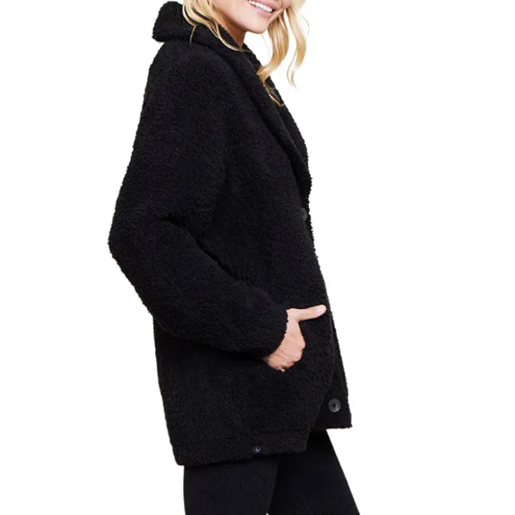 Clearance Barefoot Dreams CozyChic® Shearling Buttoned Jacket