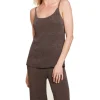 Clearance Barefoot Dreams CozyChic Ultra Lite® Ribbed Tank JavaPearl