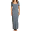 Discount Barefoot Dreams CozyChic Ultra Lite® Ribbed Short Sleeve Dress