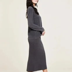 Outlet Barefoot Dreams CozyChic Ultra Lite® Ribbed Midi Skirt