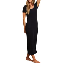 Discount Barefoot Dreams CozyChic Ultra Lite® Ribbed Short Sleeve Dress