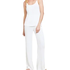 New Barefoot Dreams CozyChic Ultra Lite® Ribbed Lounge Pant JavaPearl