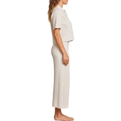 Hot Barefoot Dreams CozyChic Ultra Lite® Rolled Edge Short Sleeve