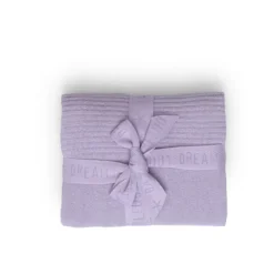 Fashion Barefoot Dreams CozyChic® Ultra Lite Scalloped Stroller Blanket LilacCream