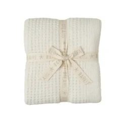 Fashion Barefoot Dreams CozyChic Waffle Throw WillowCreamBeach