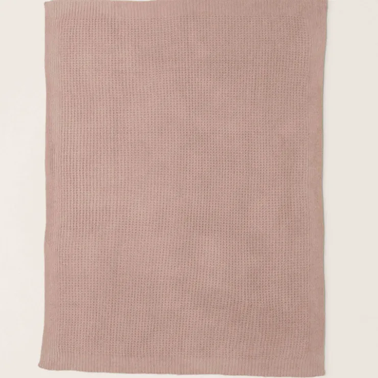 Fashion Barefoot Dreams CozyChic Waffle Throw WillowCreamBeach