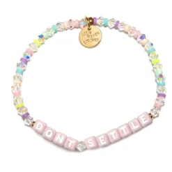 New Little Words Project Don't Settle Bracelet