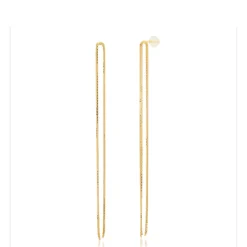 Hot Tai Rittichai Double Chain Linear Earrings