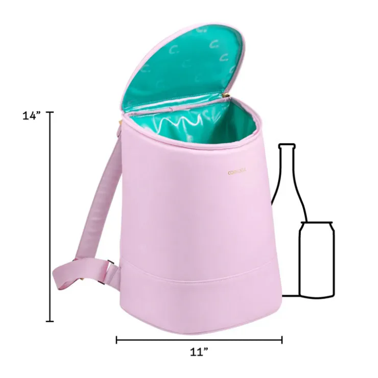 Best Corkcicle Eola Bucket Bag Rose QuartzSage Mist