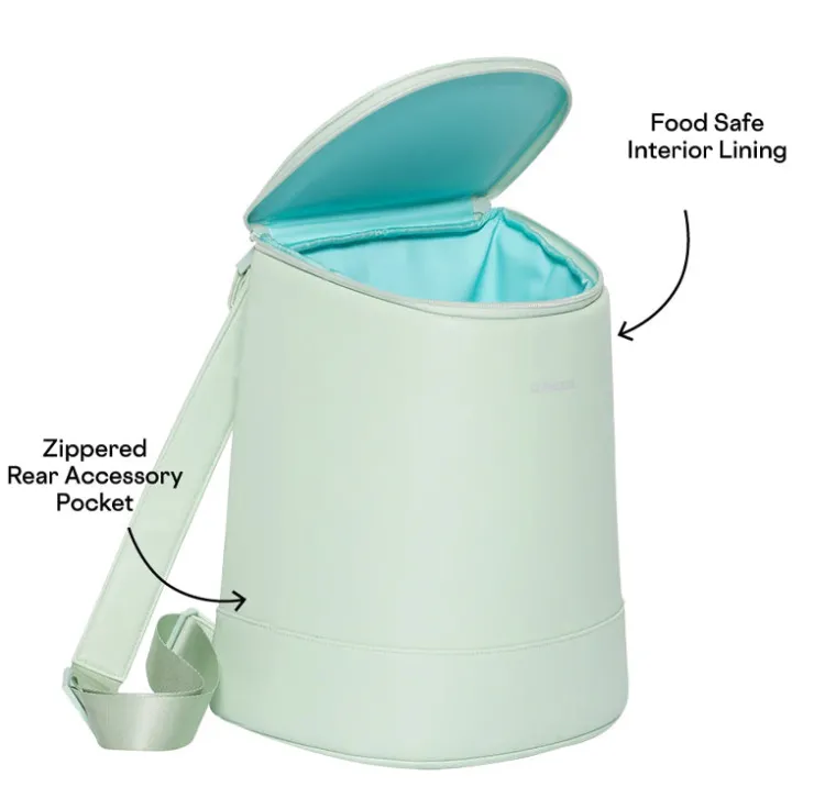 Best Corkcicle Eola Bucket Bag Rose QuartzSage Mist