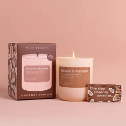 Sale NCLA Beauty Escape To Paradise (Coconut Vanilla) Soy Wax Candle