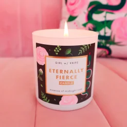 Outlet Girl W/ Knife Eternally Fierce Candle
