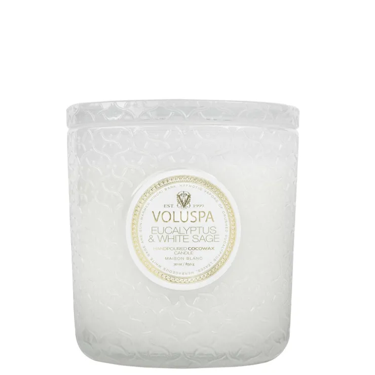 Online Voluspa Eucalyptus & White Sage Luxe Candle
