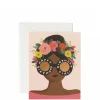 New RIFLE PAPER CO. Flower Crown Birthday Card