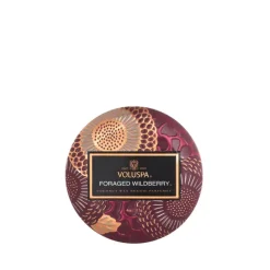 Outlet Voluspa Foraged Wildberry Tin Candle