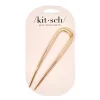 New KITSCH French Hair Pin - Gold Metal