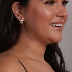 Online Melinda Maria Gabriella Sunburst Stud Earrings