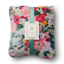 New RIFLE PAPER CO. Garden Party Travel Blanket