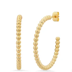 Discount Tai Rittichai Gold Ball Hoop Earrings