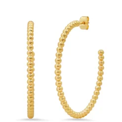 Discount Tai Rittichai Gold Ball Hoop Earrings